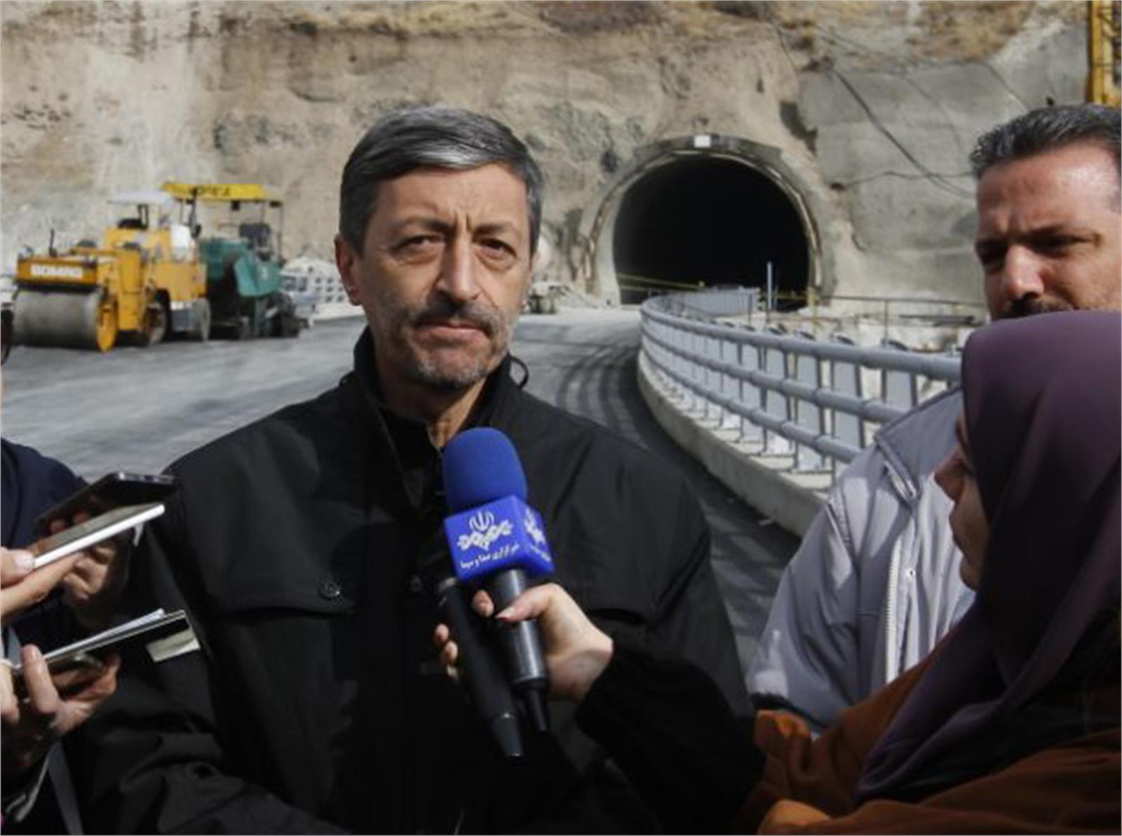 پایان عملیات عمرانی باند رفت منطقه ۲ آزادراه تهران-شمال تا پایان سال