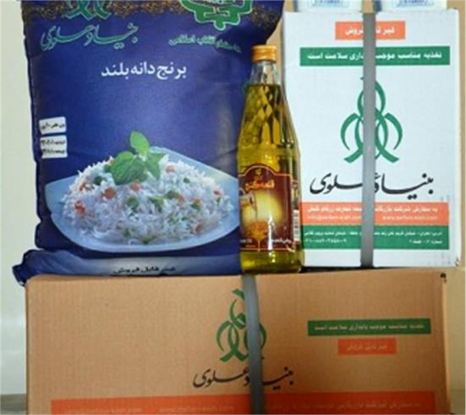 توزیع سبد ارتقای سلامت مادران باردار بنیاد علوی در اسدآباد